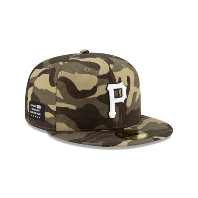 Pittsburgh Pirates Gorra | New Era MLB Armed Forces Weekend 59fifty Fitted Cap Mexico - Verdes